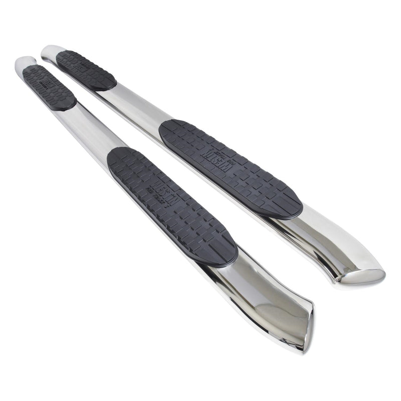 Westin PRO TRAXX 5 Oval Step Nerf Bars Polished Stainless Steel For Double Cab Model 21-52770