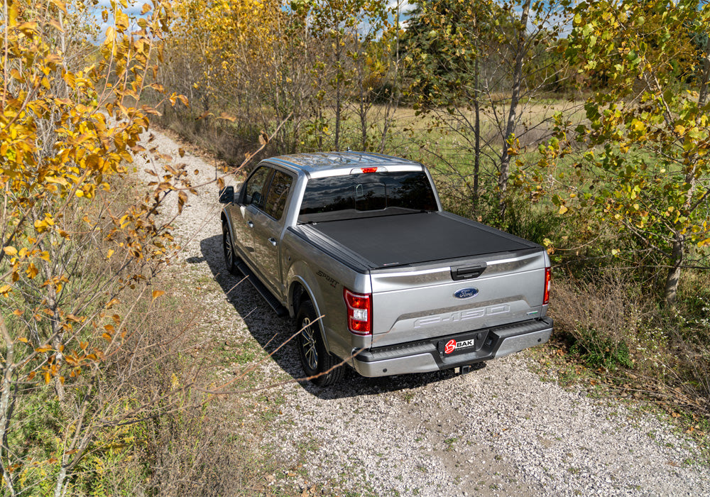BAK Revolver X4s Hard Rolling Truck Bed Cover - 22-24 Toyota Tundra 5' 7" Bed with or without Deck Rail System without Trail Special Edition Storage Boxes Model 80440