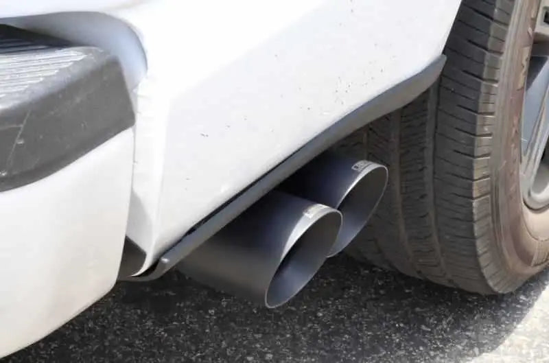 Carven 15-20 Ford F-150 5.0L Competitor Series Cat-Back w/R-Series Muf. & 4in. Dual Tip - Black CF1004