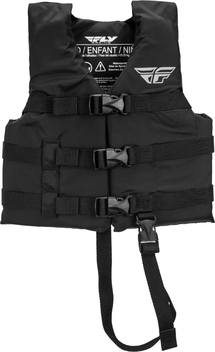 Child Nylon Vest Black wps-221-28302