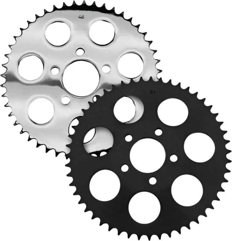 Chrome Rear Sprocket 46t Big Twin 00 13 wps-820-51175