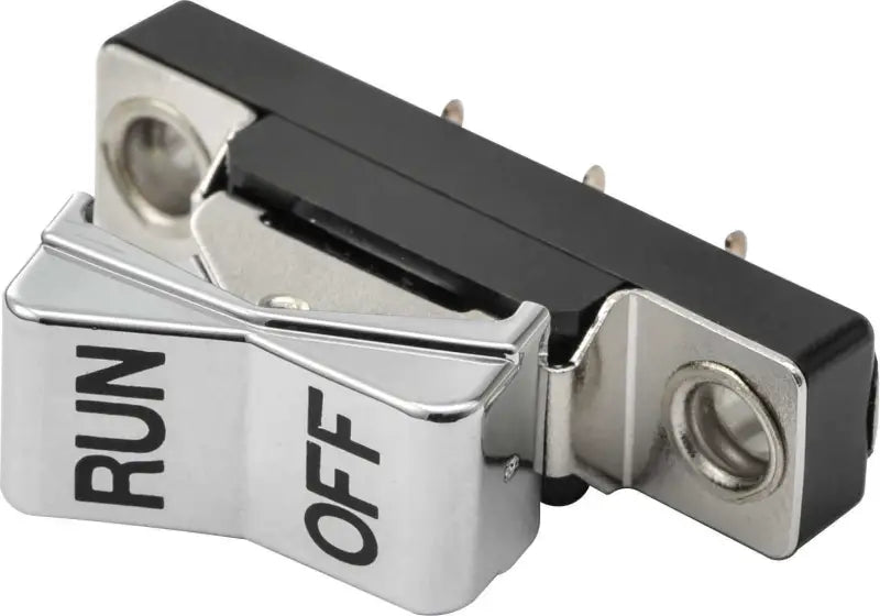 Chrome Rocker Switch Run Off 72 81 Blk Letters wps-820-50823