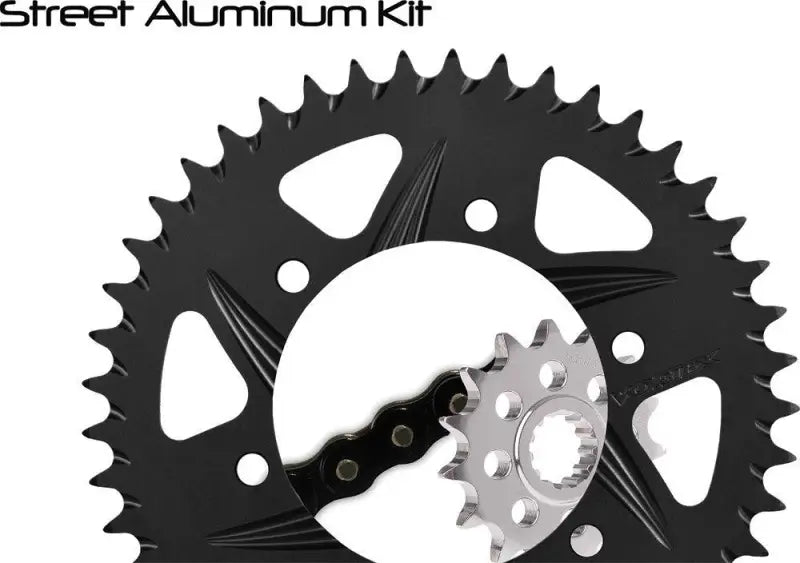 CK2246 Vortex Sprocket/Chain Kit Stl/Alu 15/43T Blk Rx3 520-108L Blk wps-3-ck2246