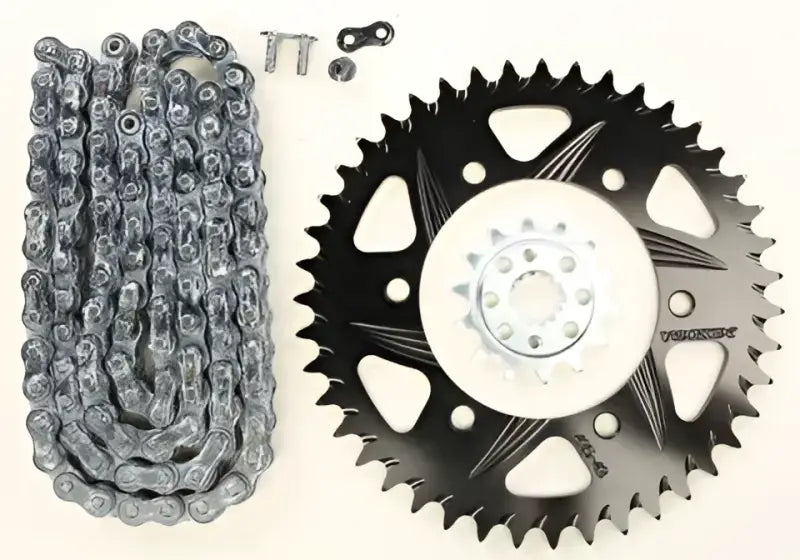 CK4260 Vortex Sprocket/Chain Kit Stl/Stl 14/45T Sil Sx3 520-108L Blk wps-3-ck4260