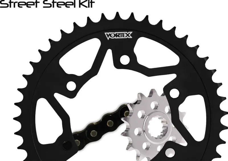 CK5172 Sprocket/Chain Kit Stl/Stl 15/45t Sil Rx3 530 112l Blk wps-3-ck5172