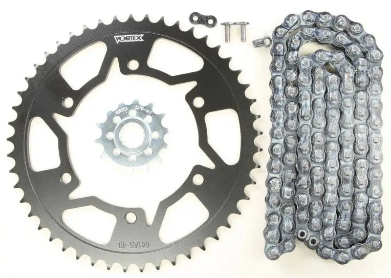 CK6266 Vortex Sprocket/Chain Kit Stl/Stl 14/49T Sil Sx3 520-108L Blk wps-3-ck6266