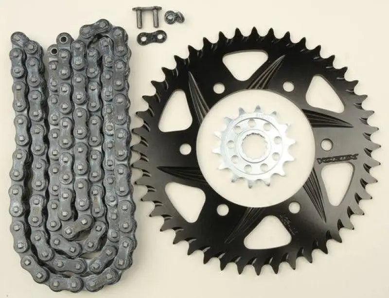 CK6383 Vortex Sprocket/Chain Kit Stl/Alu 14/46T Blk Sx3 520-114L Blk wps-3-ck6383