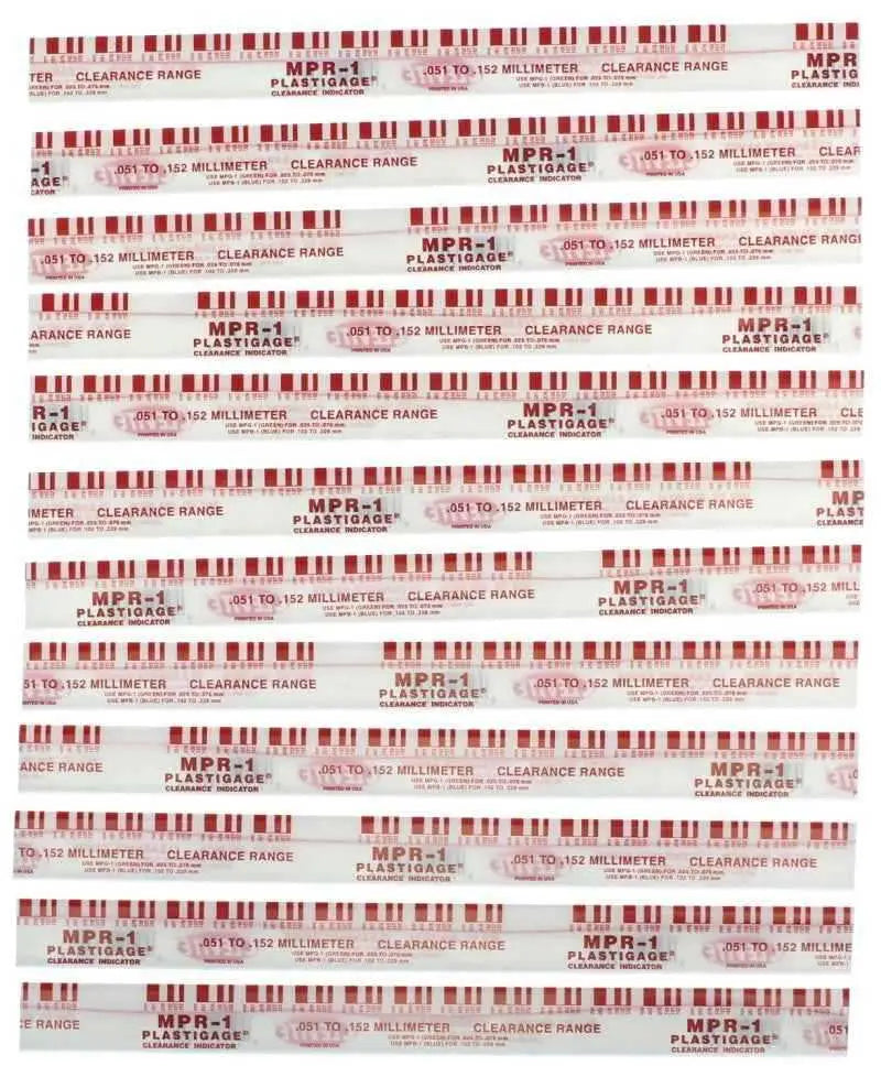 Clevite Plastigage Red Plastigage - 12 Pack mpr1