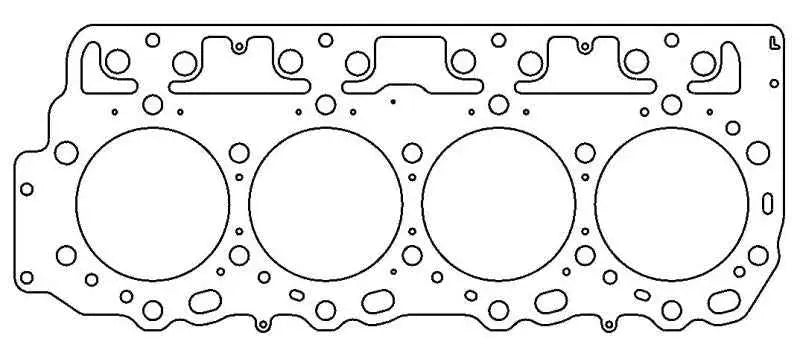 Cometic GM 6.6L Duramax Diesel 01-06 4.100 inch Bore .060 inch MLS-5 Left Head Gasket c5883-060