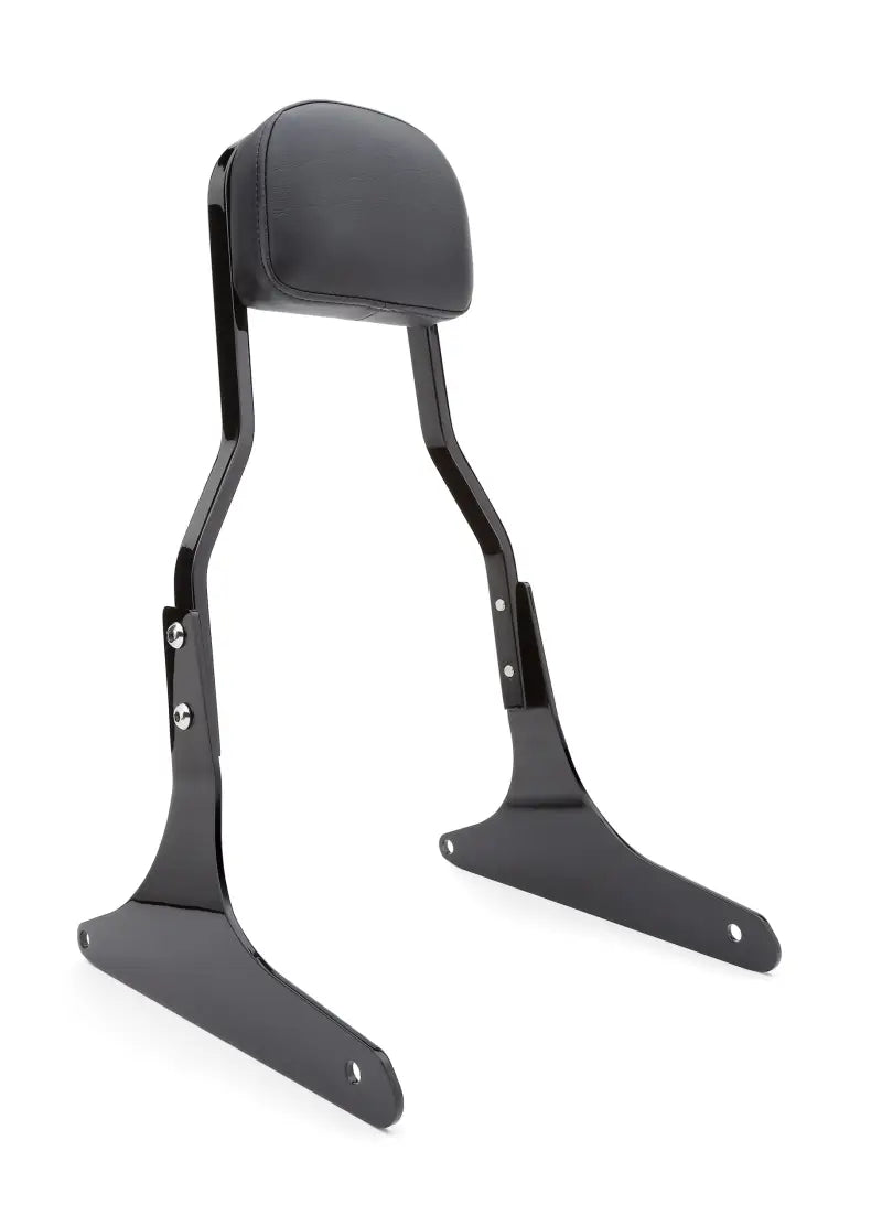 Compact Black Sissy Bar for FLST Models (07-17) 82-96590