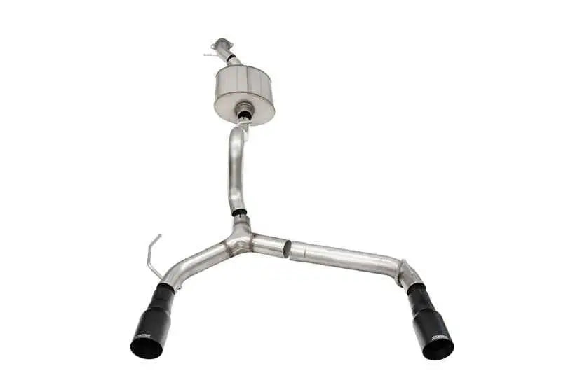 Corsa 21-22 Ford Bronco 2.7L Turbo 2.75in Cat-Back Single Exhaust w/ 4in Straight-Cut Black Tips 21208bpc