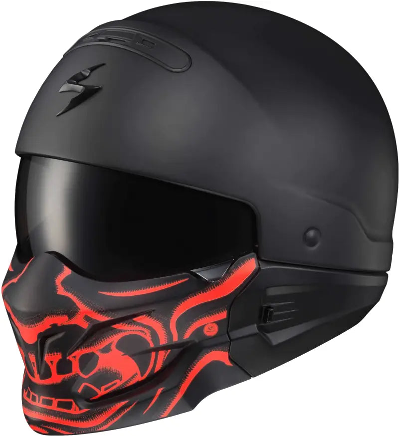 Covert Face Mask Samurai Glow In The Dark Red wps-75-01048