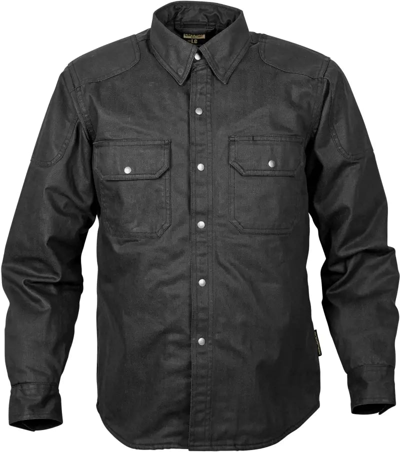 Covert Wax Riding Shirt Black 4x wps-75-55054x