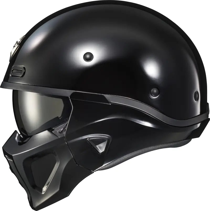 Covert X Gloss Black Open Face Helmet - XL Size 75-1616x