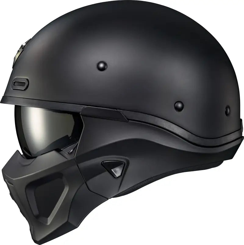 Covert X Matte Black Open Face Helmet - Medium 75-1618m