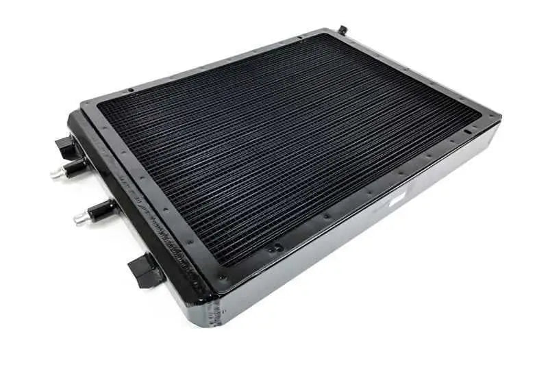 CSF 2014+ BMW M3/M4 (F8X) Front Mount Heat Exchanger w/Rock Guard - Black 8075v