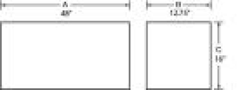 Tradesman Steel Top Mount Truck Tool Box (48in.) - Black tra76148T_46641396711725