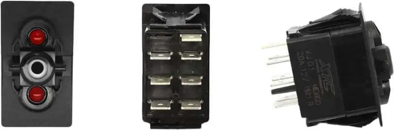 Dash Switch Body Dual Acc Red/Red wps-630-1010