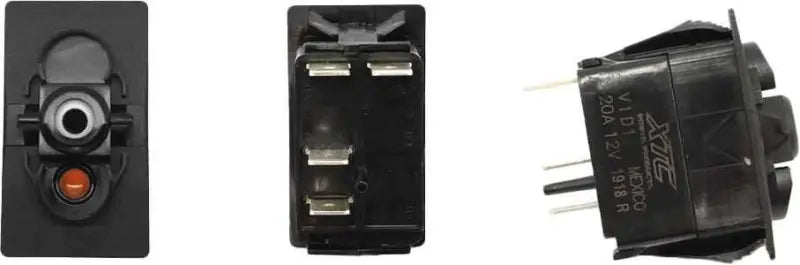 Dash Switch Body Momentary Amber Bottom wps-630-1007