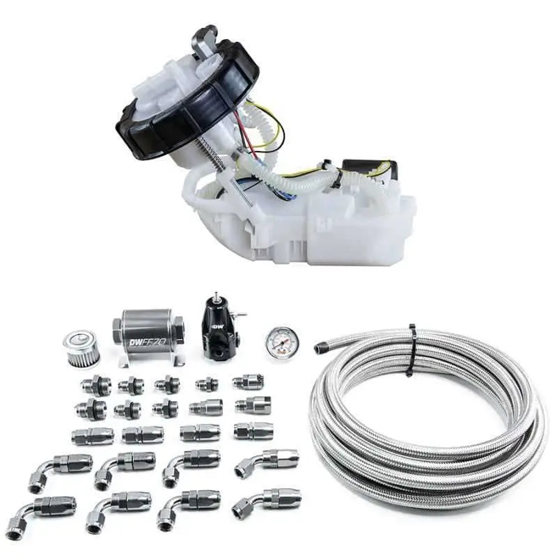 DeatschWerks 01-05 Honda Civic/02-06 Acura RSX DW400 Pump Module & Return Kit SS CPE 9-401-607-7040