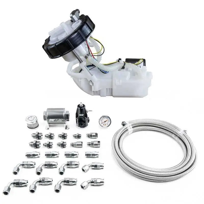 DeatschWerks 01-05 Honda Civic/02-06 Acura RSX DW400 Pump Module & Return Kit SS PTFE 9-401-608-7040