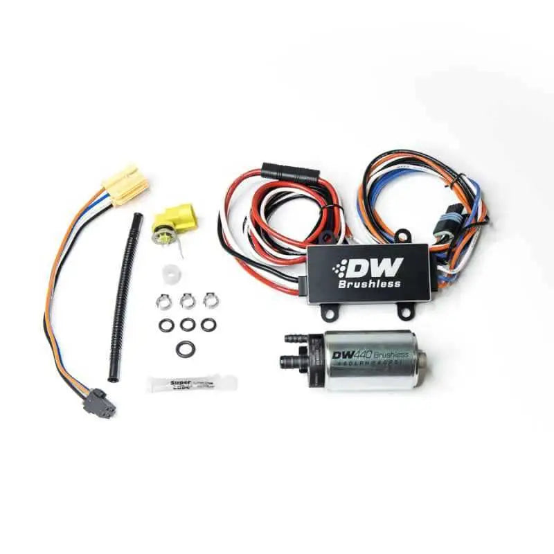 DeatschWerks 16+ Chevy Camaro 440lph In-Tank Brushless Fuel Pump w/9-0902 Instl kit/C102 Controller 9-442-c102-0902