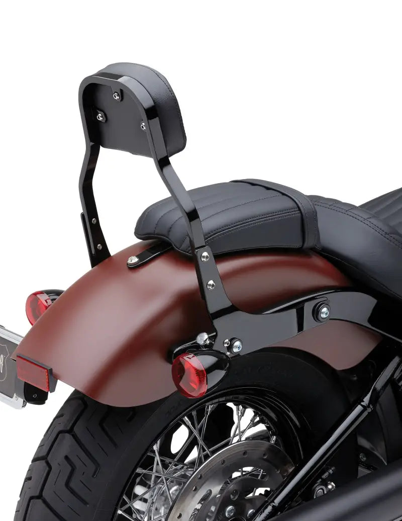 Detachable Mini Black Backrest Rack for Flde/Flsl/Fxbb Models 18-22 82-96541
