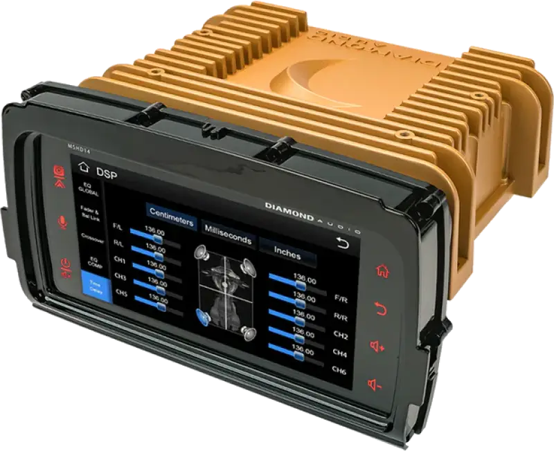 Diamond Audio HDHU14 Motorcycle Media Player with Wireless Apple CarPlay & Android Auto 94-1050