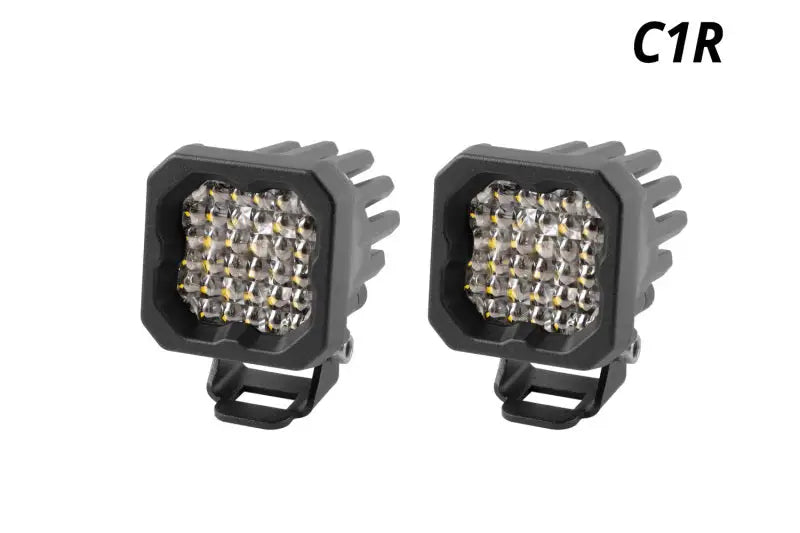 Diode Dynamics Stage Series C1R - White Flood Standard LED Pod (Pair) - DD7423P diodd7423p