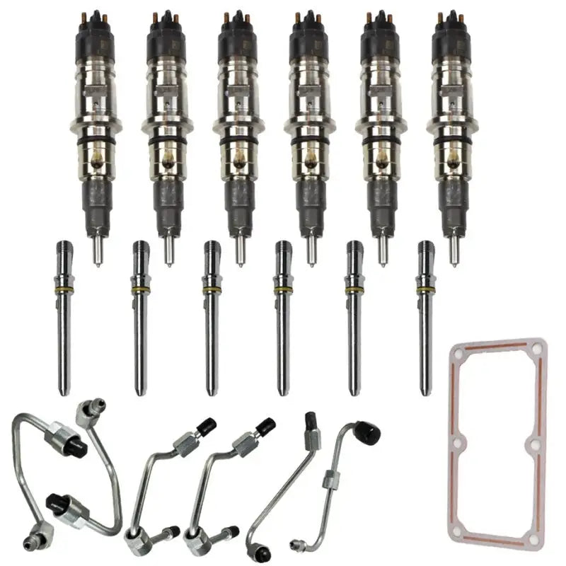Dodge Ram 6.7L Injector Set with Connecting Tubes & Fuel Lines (2013-2018) ind21c601