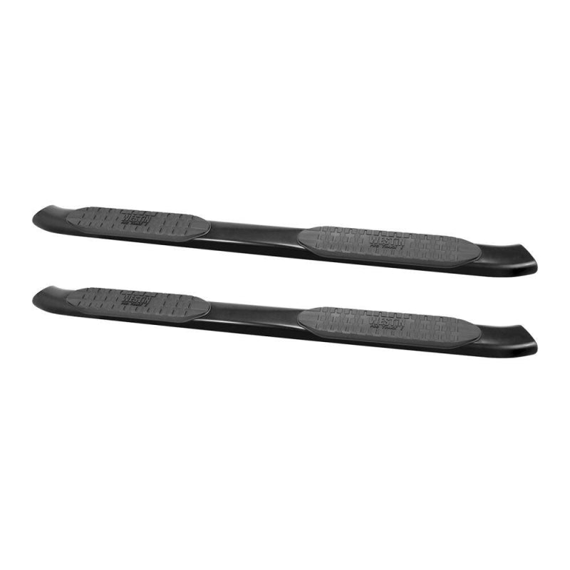 Westin PRO TRAXX 5 Oval Step Nerf Bars Black Steel For Quad Cab Model 21-54095