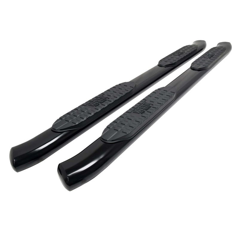 Westin PRO TRAXX 5 Oval Step Nerf Bars Black Steel For Double Cab Model 21-52785