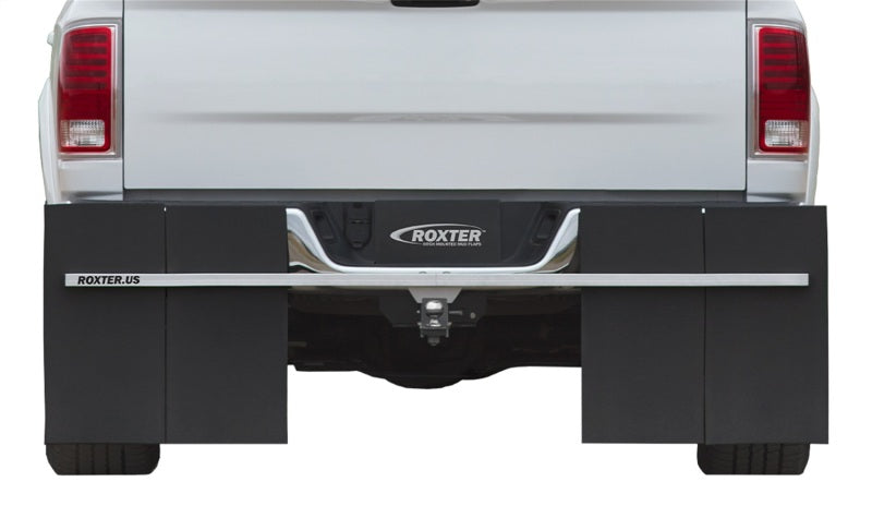 Access Roxter Universal Fit Pickups/SUVS 80in Wide Smooth Mill Finish Hitch Mounted Mud Flaps accD100001