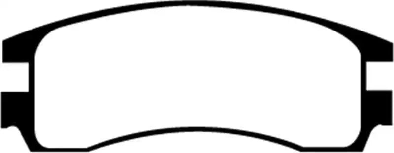 EBC 00-05 Buick Le Sabre (FWD) 3.8 (15in Wheels) Yellowstuff Rear Brake Pads dp41621r