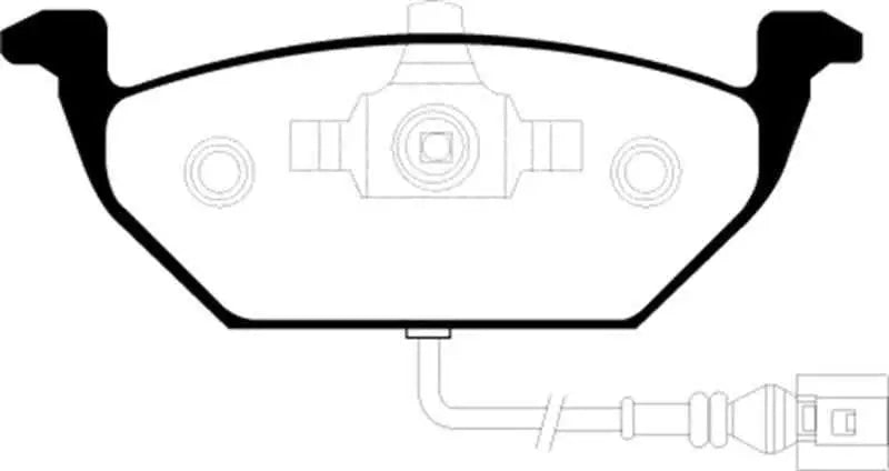 EBC 00-05 Volkswagen Beetle 2.0 Greenstuff Front Brake Pads dp21329