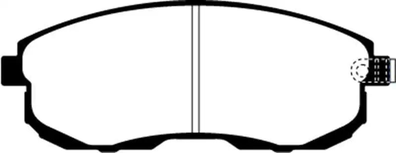 EBC 02-03 Infiniti G20 2.0 Greenstuff Front Brake Pads dp21636