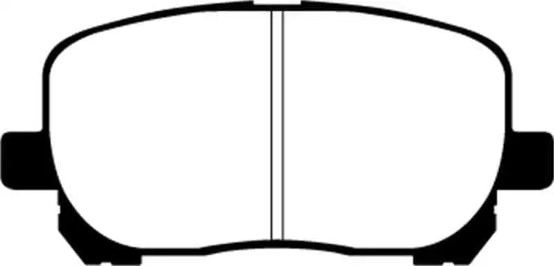 EBC 02-08 Pontiac Vibe 1.8 Redstuff Front Brake Pads dp31637c