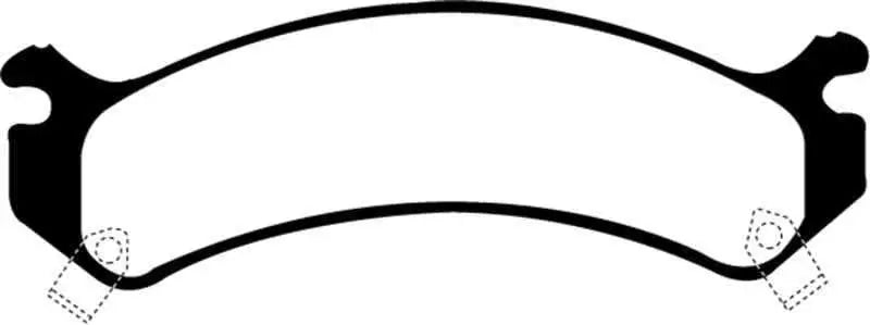 EBC 02 Chevrolet Avalanche 8.1 (2500) Greenstuff Front Brake Pads dp61305