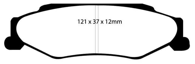 EBC 03-04 Cadillac XLR 4.6 Bluestuff Rear Brake Pads dp51160ndx