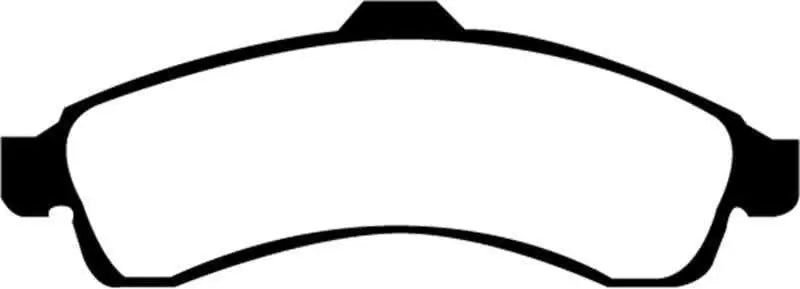 EBC 03-05 Buick Rainier 4.2 Yellowstuff Front Brake Pads dp41618r