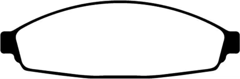 EBC 03+ Ford Crown Victoria 4.6 Greenstuff Front Brake Pads dp21676