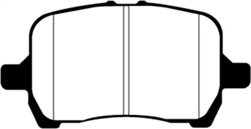 EBC 04-06 Chevrolet Cobalt 2.0 Supercharged Redstuff Front Brake Pads dp31763c