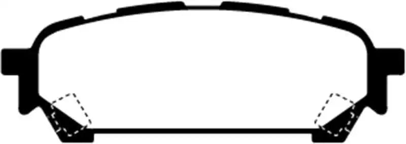 EBC 04-06 Saab 9-2X 2.0 Turbo Ultimax2 Rear Brake Pads ud1004