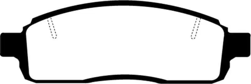 EBC 04 Ford F150 4.2 (2WD) 6 Lug Yellowstuff Front Brake Pads dp41696-2r