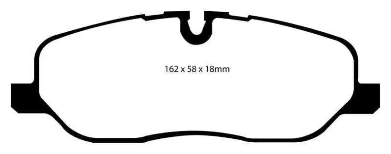 EBC 05-10 Land Rover LR3 4.4 Greenstuff Front Brake Pads dp61541