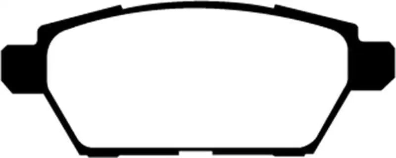 EBC 06-09 Ford Fusion 2.3 Greenstuff Rear Brake Pads dp21766