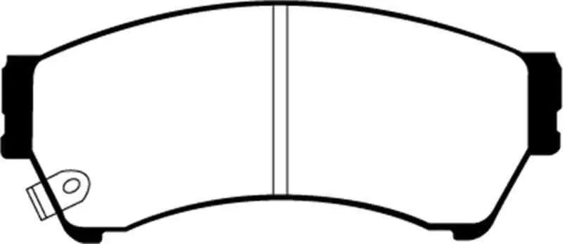 EBC 06-09 Ford Fusion 2.3 Redstuff Front Brake Pads dp31765c