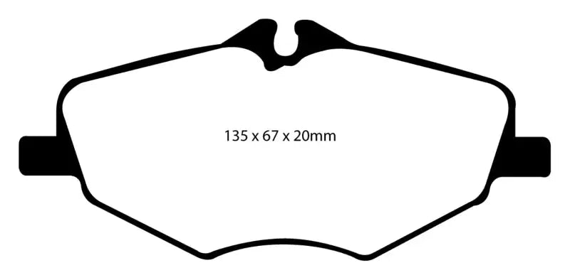 EBC 06-09 Mercedes-Benz E320 3.0 TD Yellowstuff Front Brake Pads ebcdp41488r