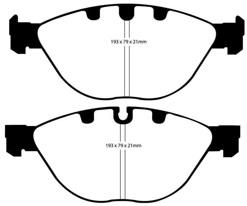 EBC 06-10 BMW M5 5.0 (E60) Bluestuff Front Brake Pads dp51482ndx