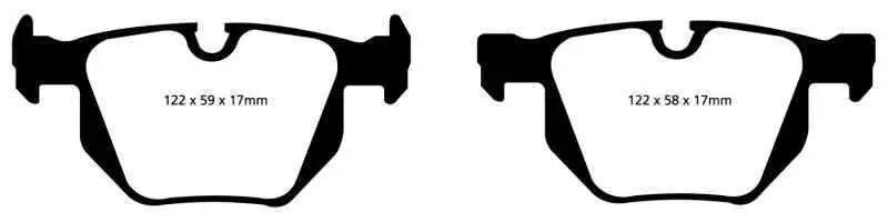 EBC 07-10 BMW X5 3.0 Redstuff Rear Brake Pads dp31494c